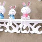 Decorative Wall Hanging Shelf White